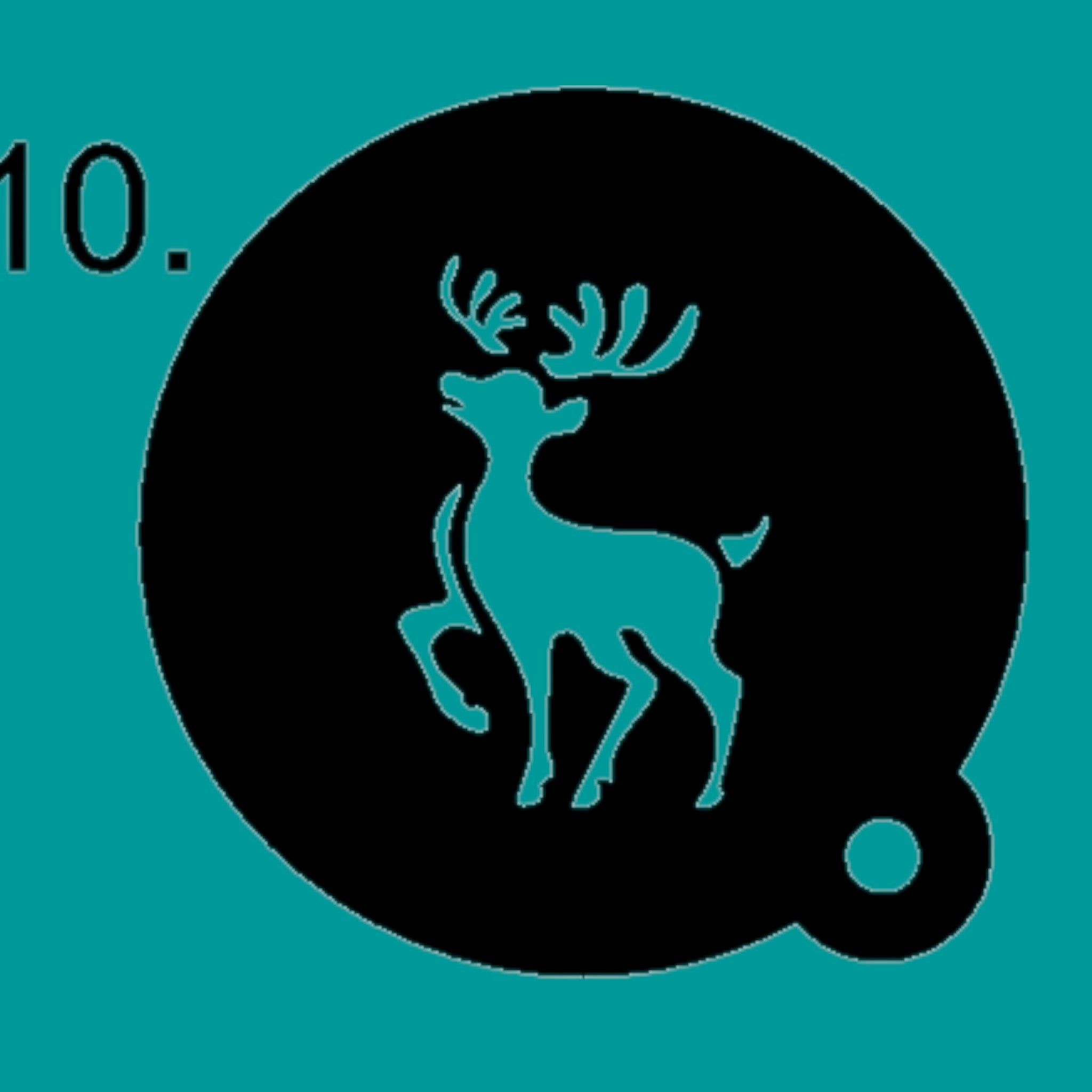 Christmas Coffee Stencils