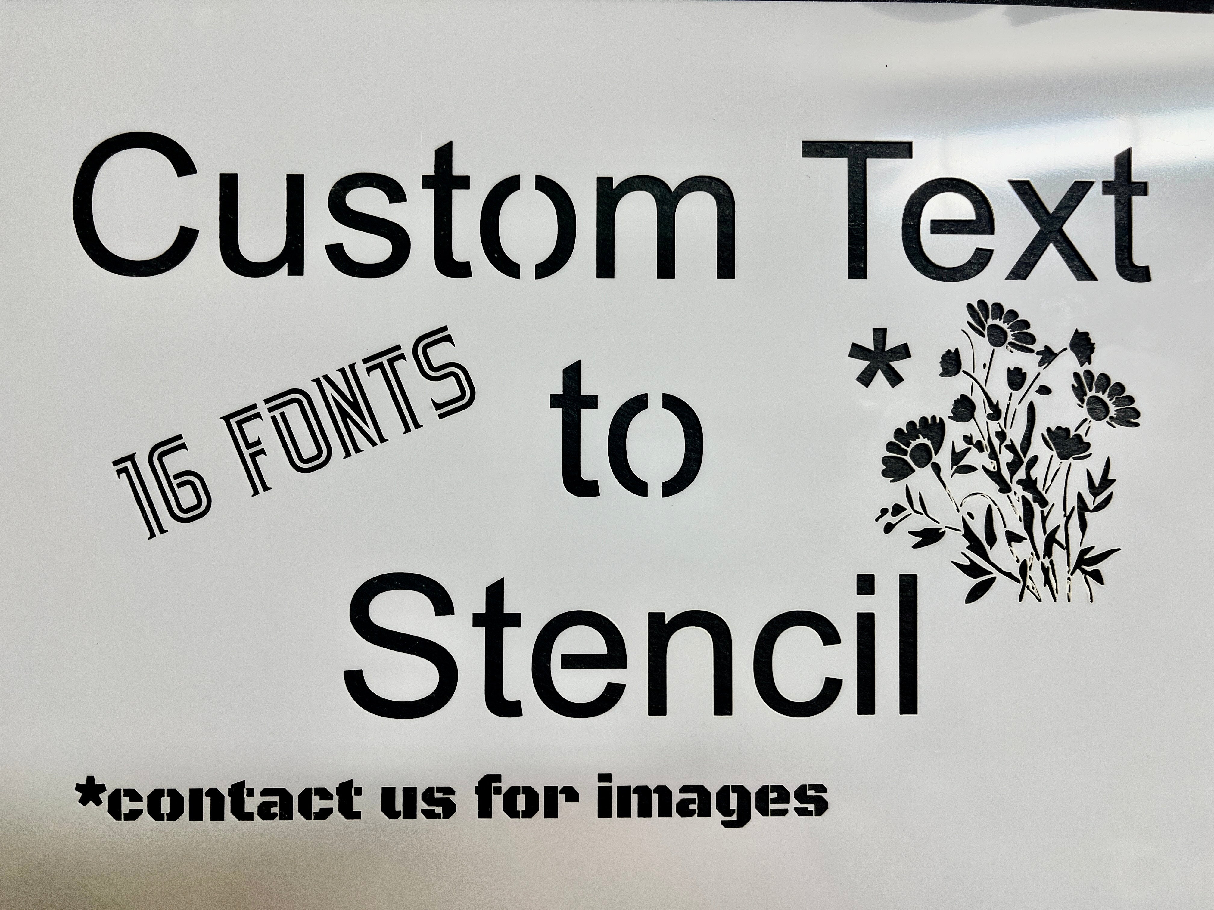Custom Stencil Order Form