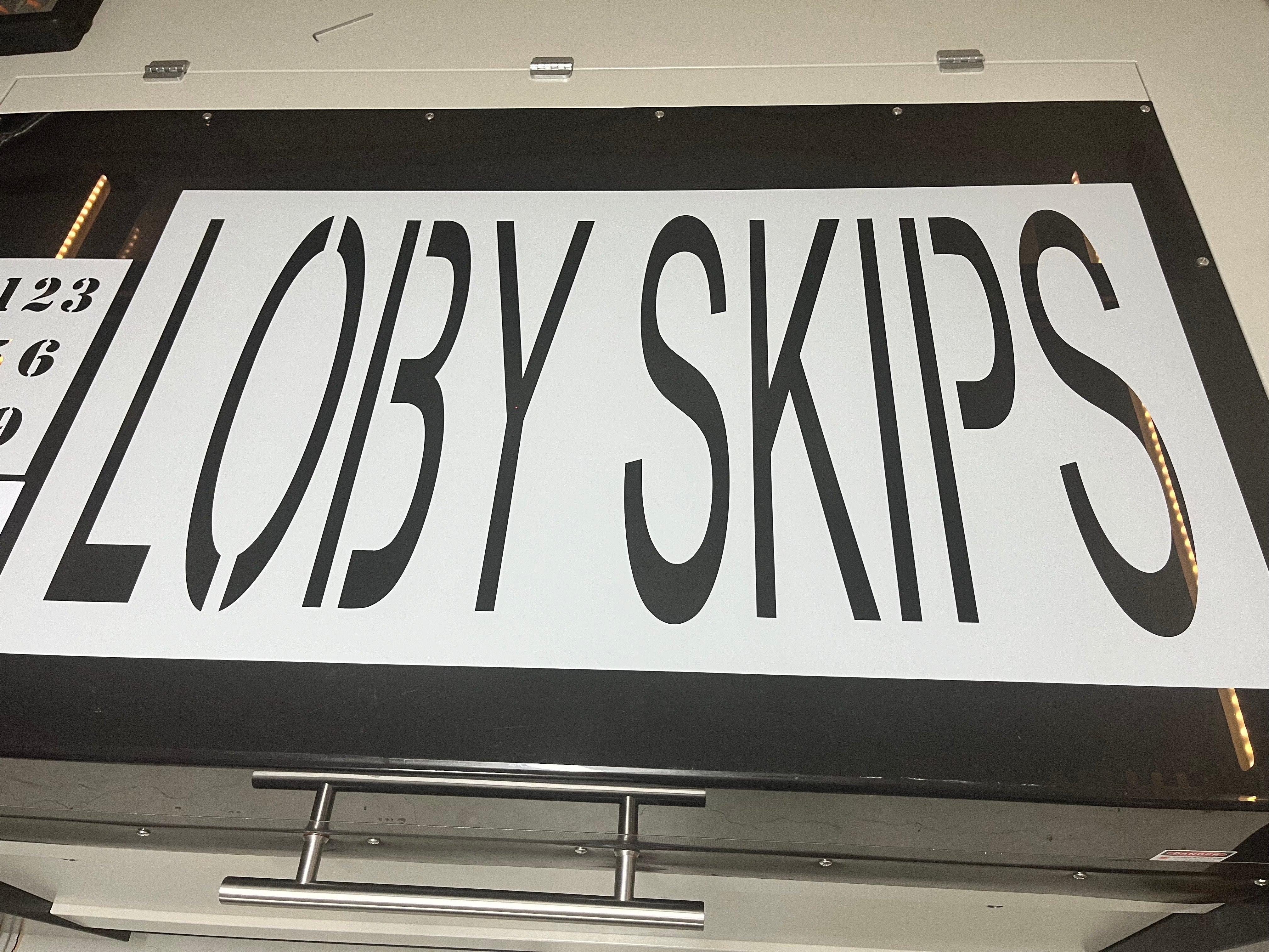 Large Custom Stencil – 7.5mil Mylar (0.18mm Thick)