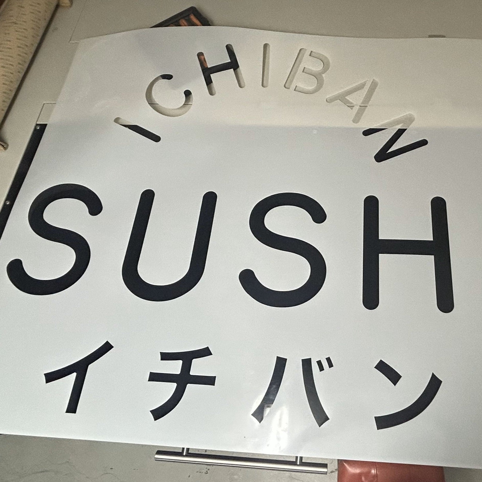 Large sign stencils for logos and murals