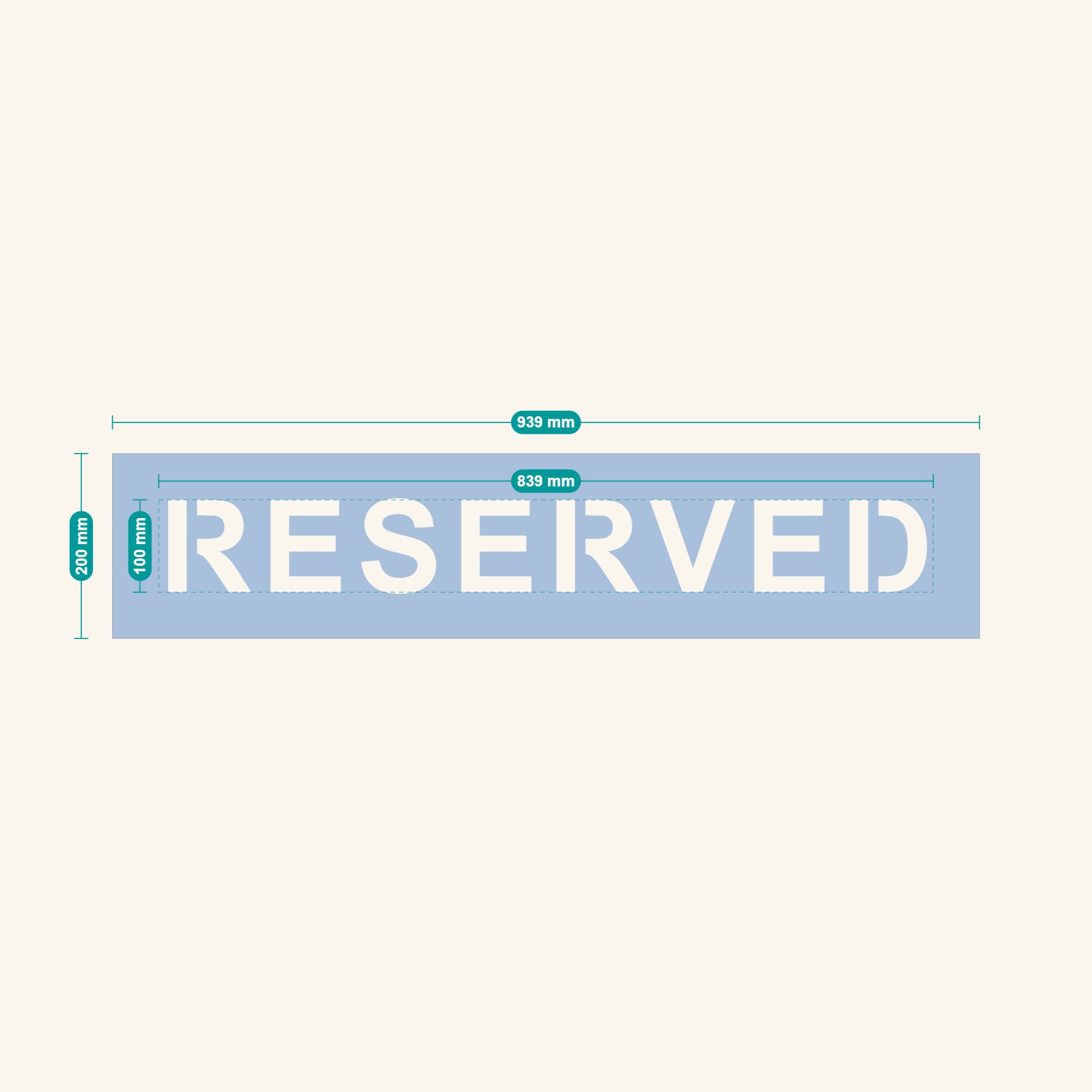 RESERVED stencil proof