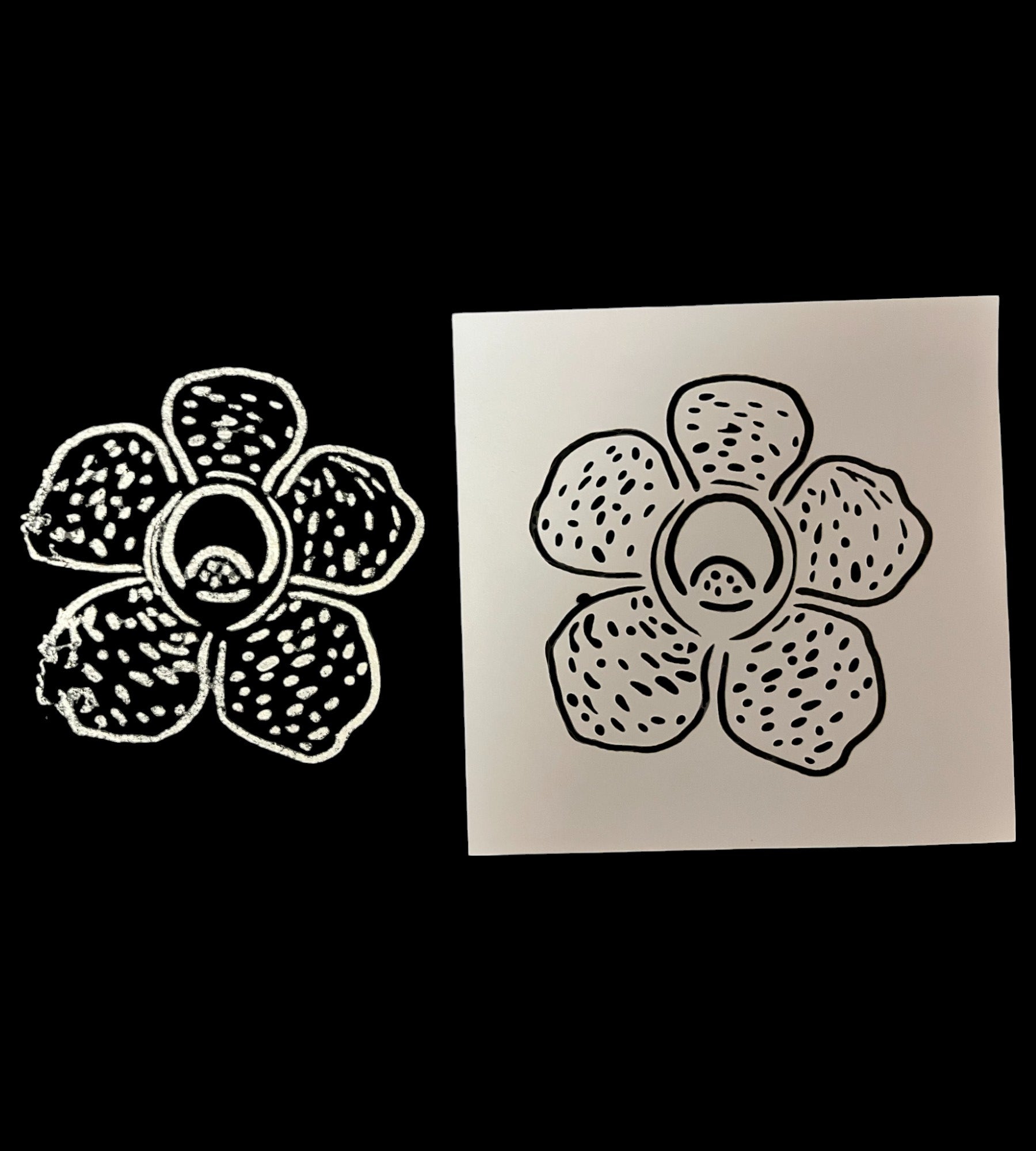 Custom Laser Cut Stencil - Cardstock