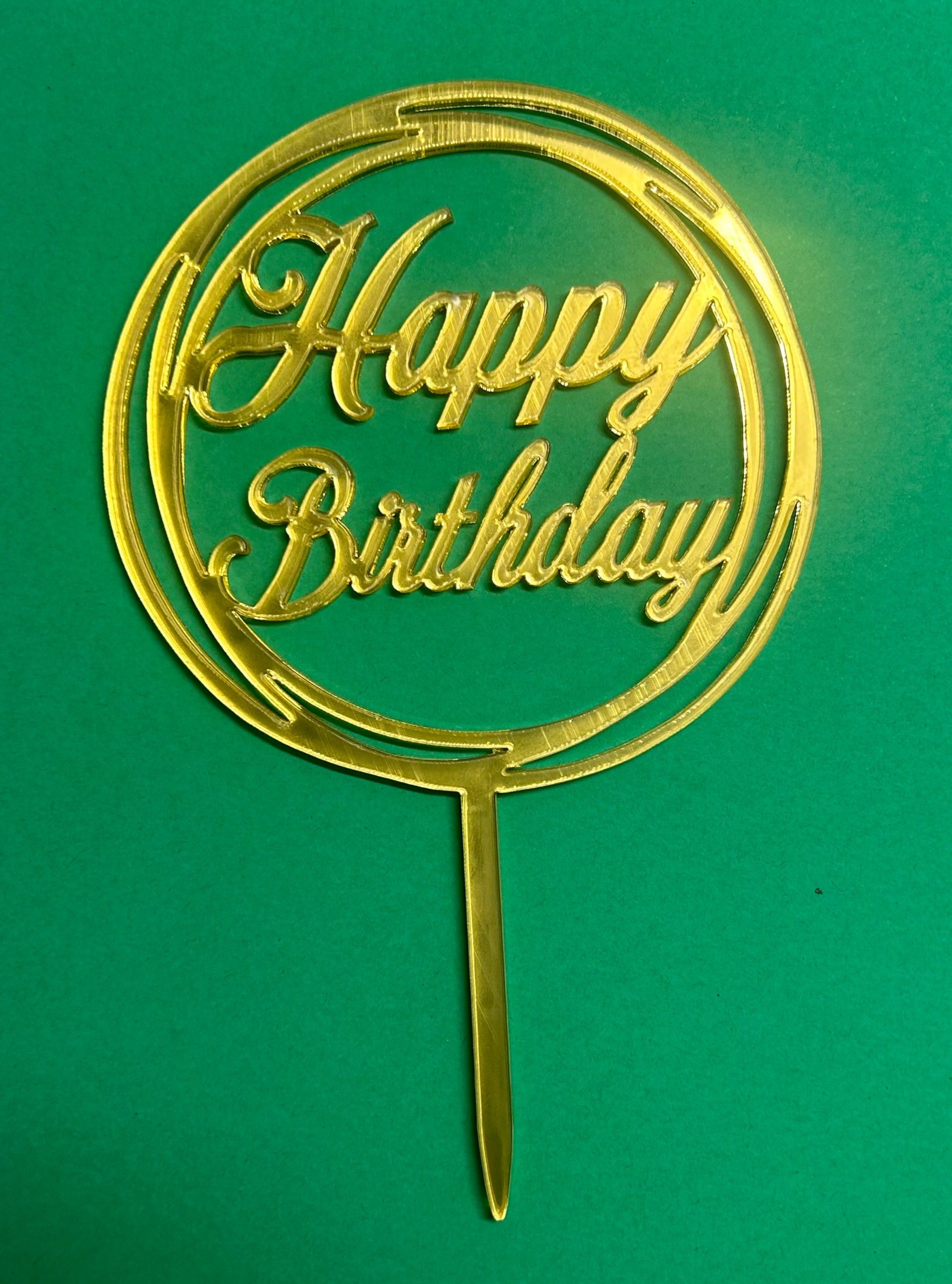 Happy Birthday Cake Topper – TINKABLE