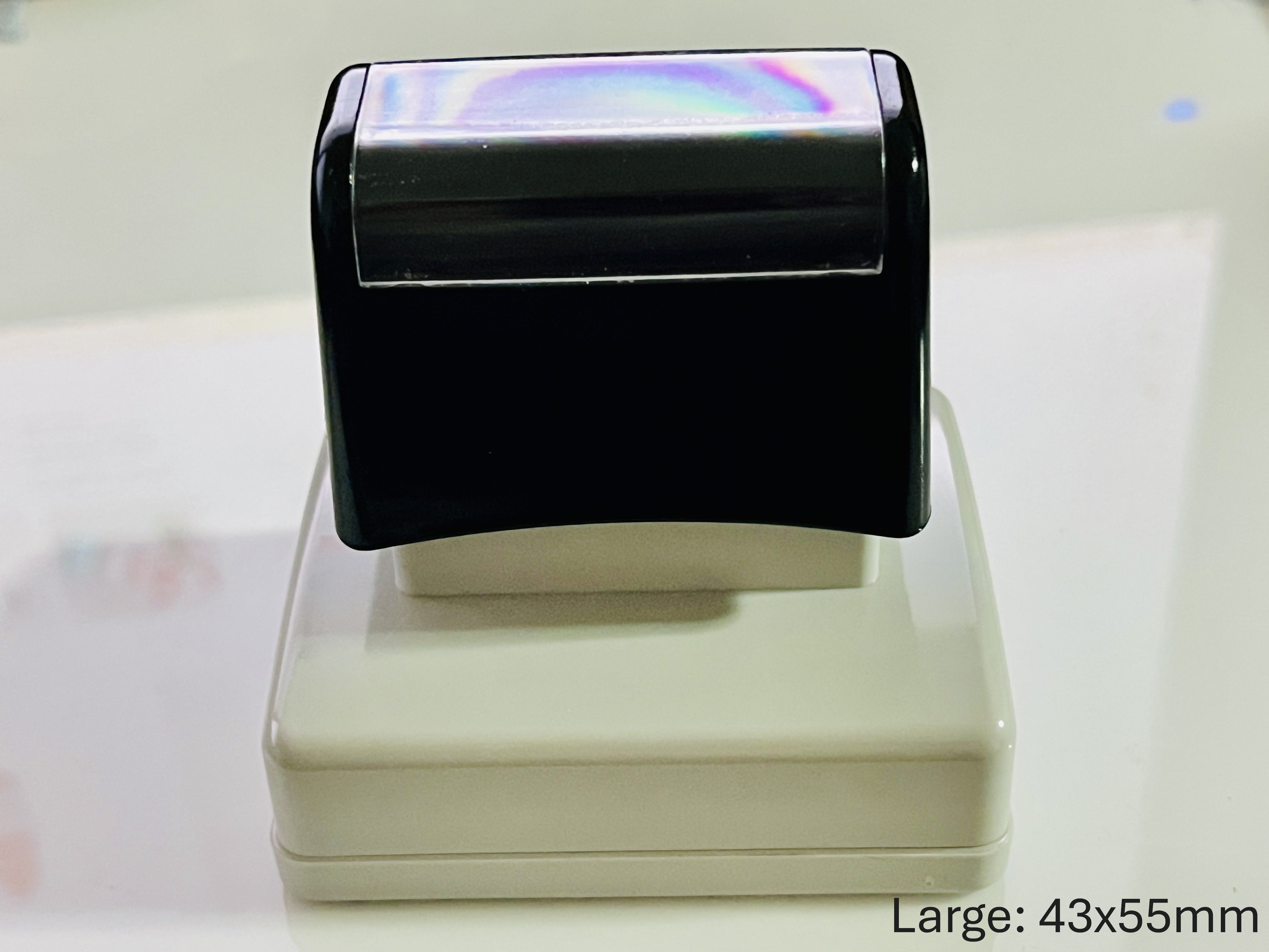 Custom self-inking stamp [rectangle]
