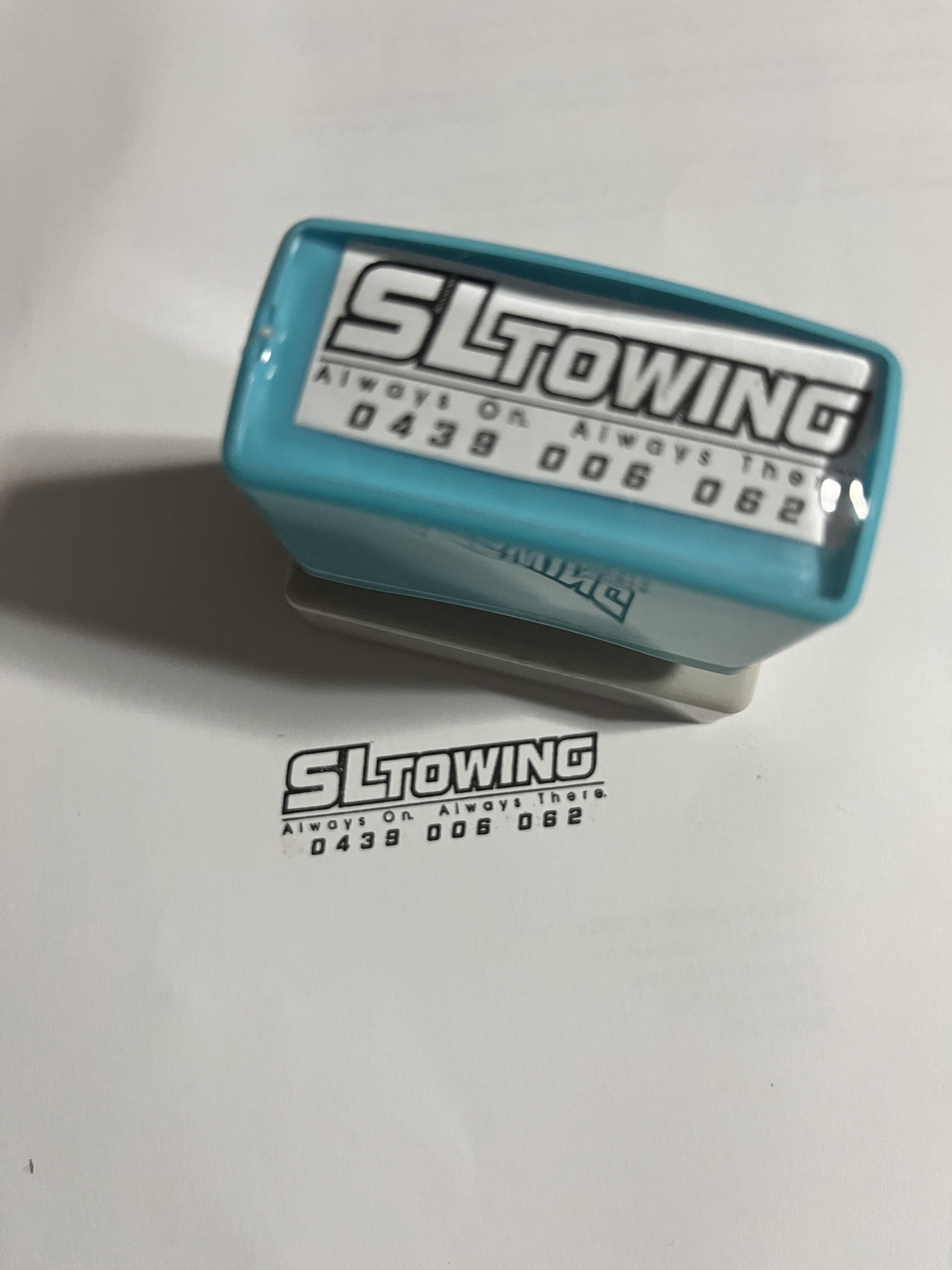 Custom self-inking stamp [rectangle]