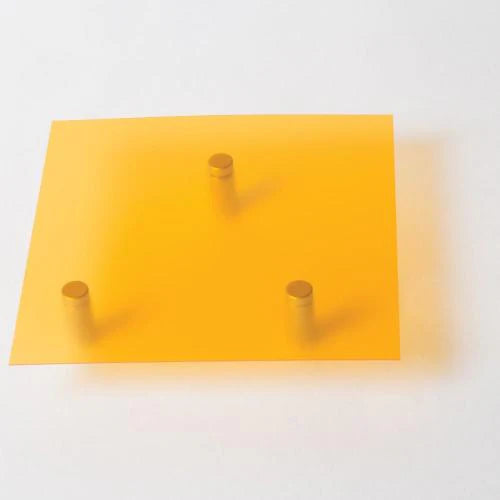 Translucent Orange Stencil Material