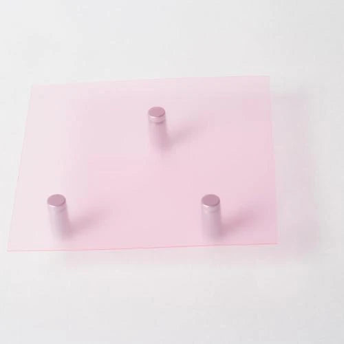 Translucent Pink Stencil Material