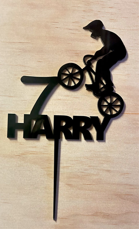 cake topper bike